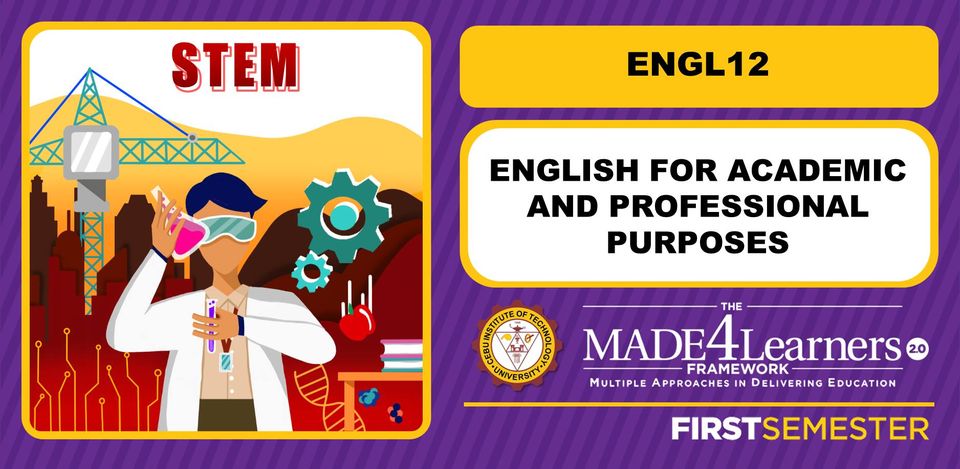 ENGL12: English for Academic and Professional Purposes