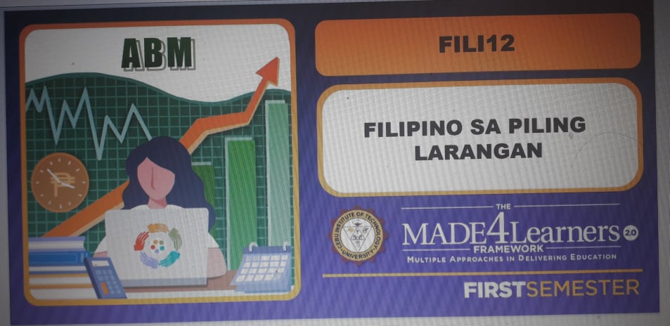 FIL12: Filipino sa Piling Larangan (Akademik)