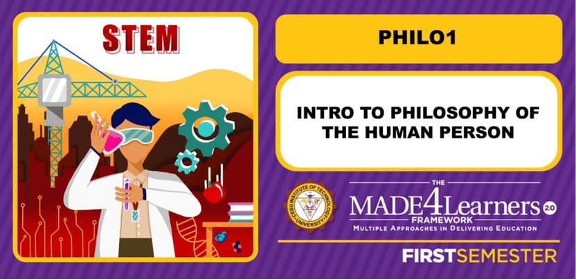 PHILO1: Introduction to the Philosophy of the Human Person (Español)