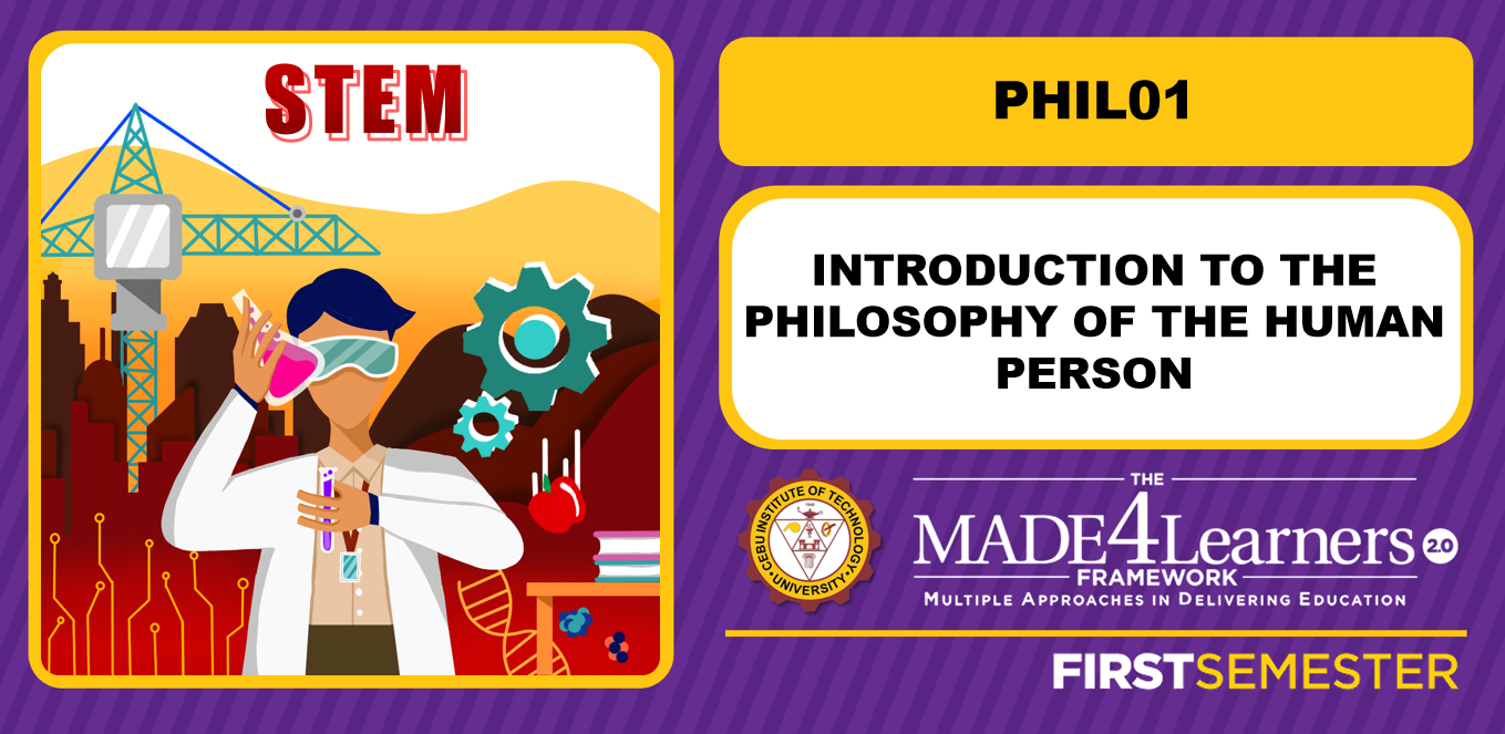 PHILO1: Introduction to the Philosophy of the Human Person