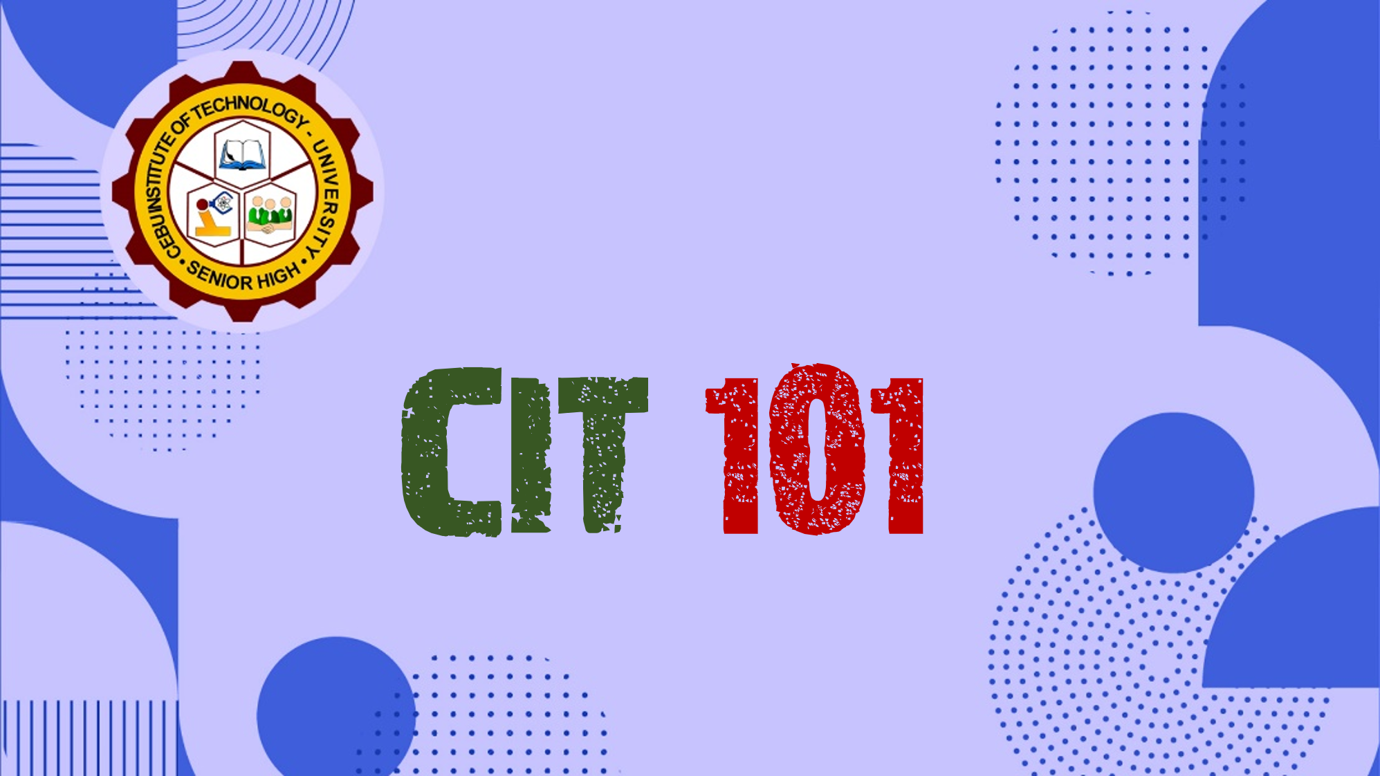 CIT101