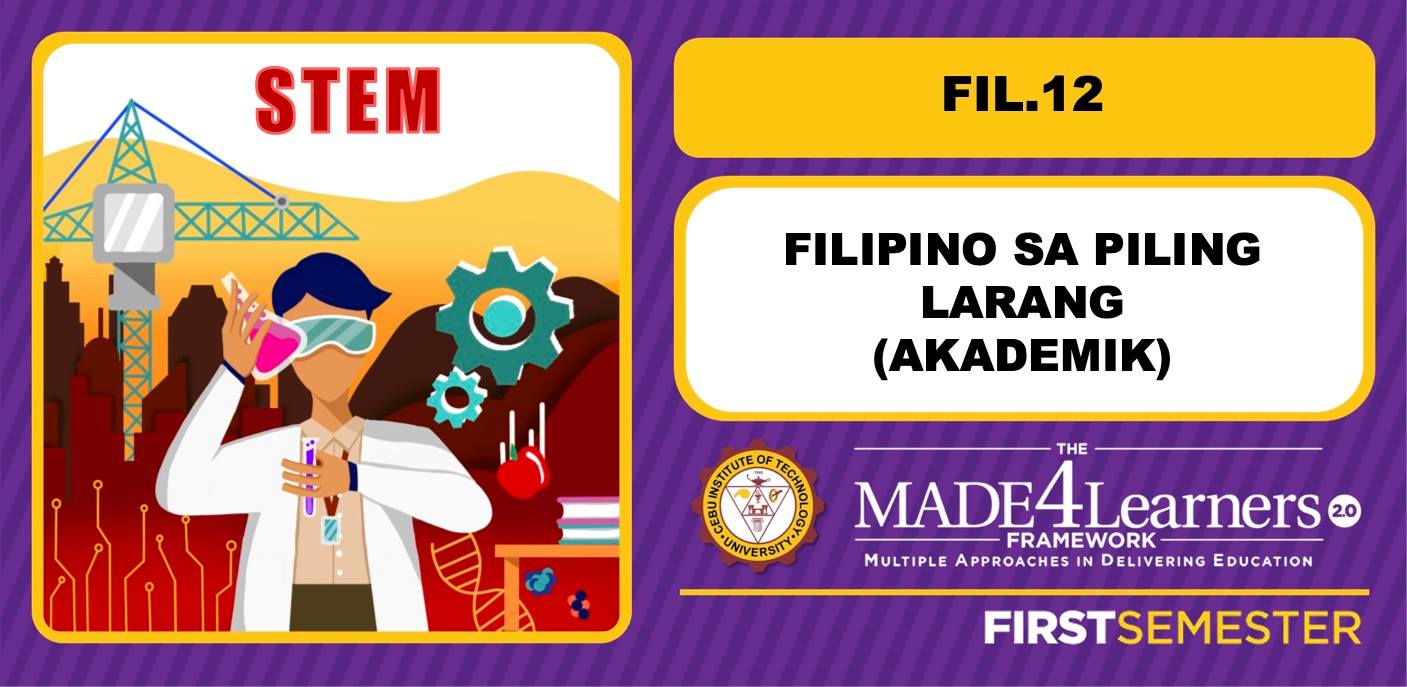FIL12: Filipino sa Piling Larangan (Akademik) - Lopez