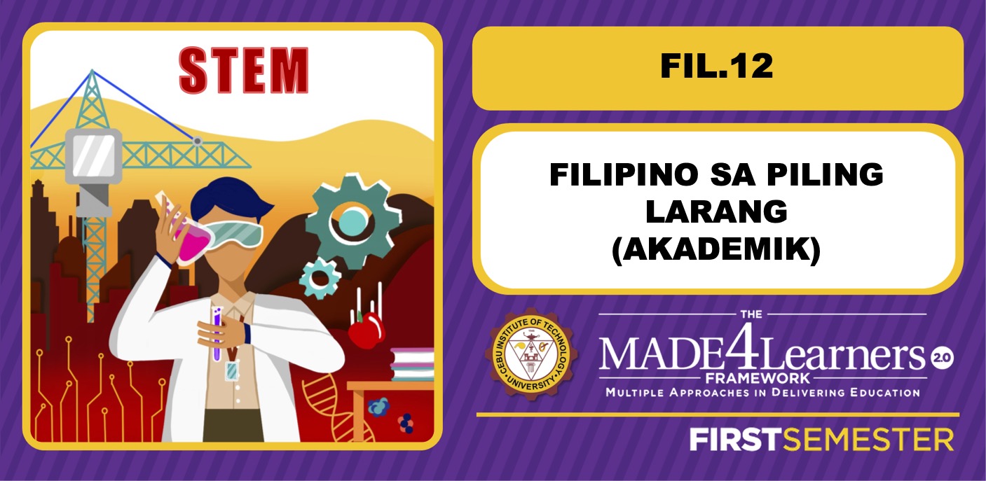 FIL12: Filipino sa Piling Larangan (Akademik) - Tenefrancia