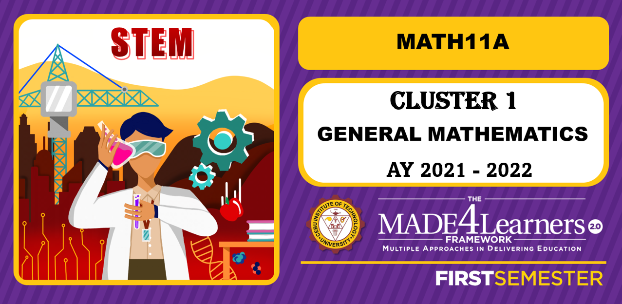 MATH11A: General Mathematics - Evangelista
