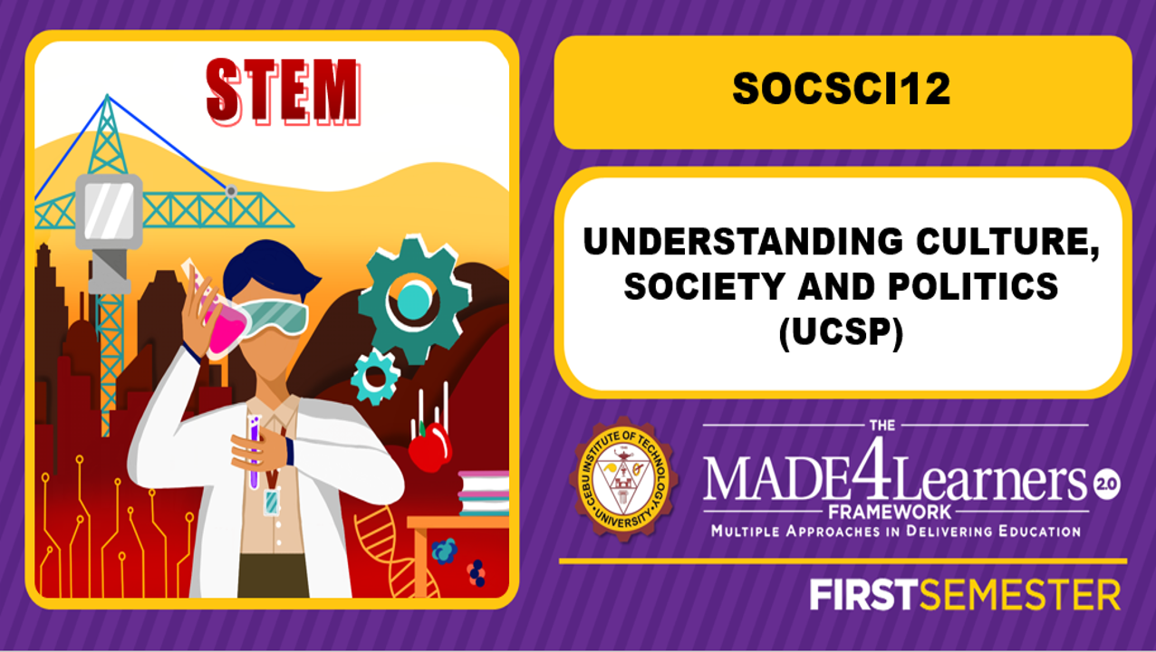 SOCSCI12: Understanding Culture, Society and Politics (Español)