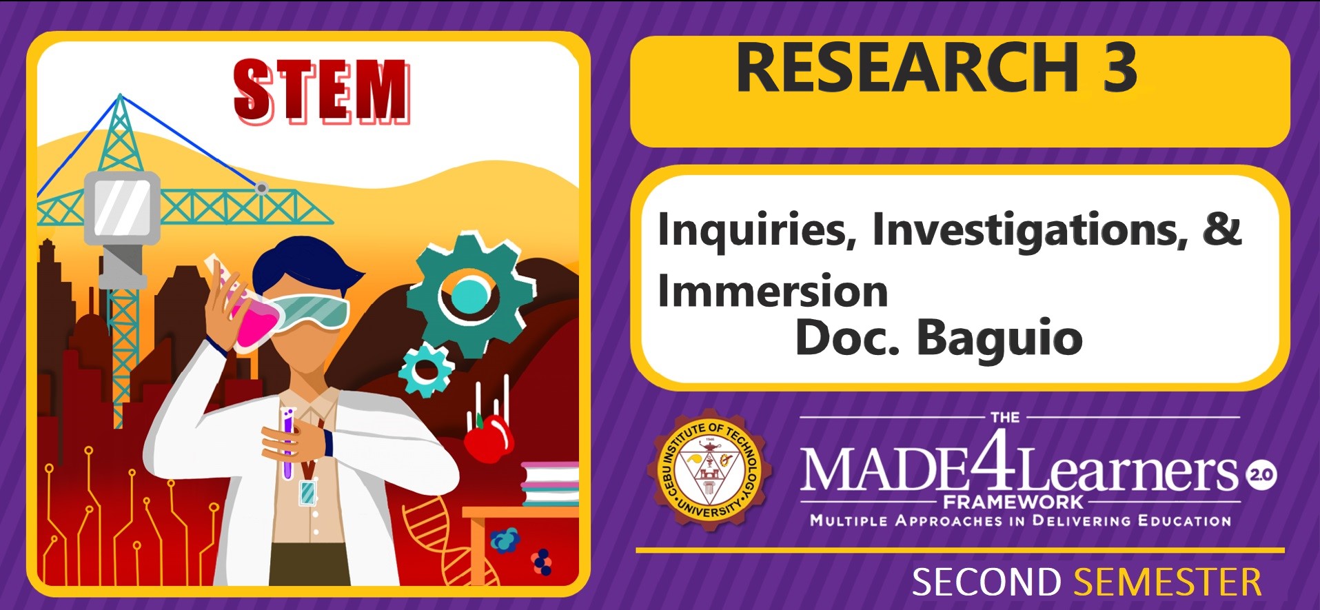 RES3: Research Inquiries, Investigation and Immersion (Baguio)