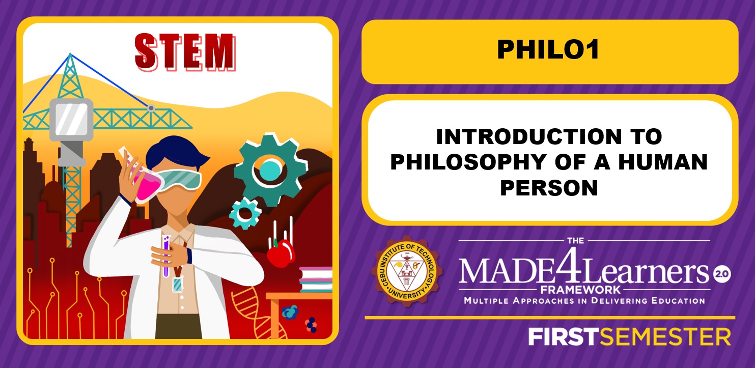 PHILO1 : Introduction to the Philosophy of the Human Person (Español)