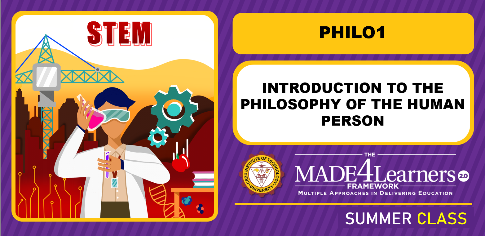PHILO: Introduction to the Philosophy of the Human Person (Arceo)