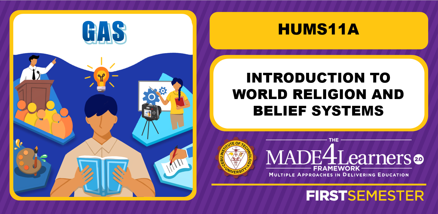 HUMS11A: Introduction to World Religions and Belief Systems (Madrazo)