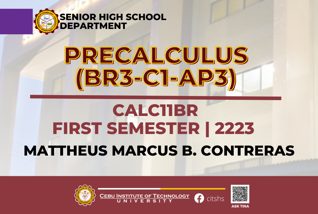CALC11: Calculus BRIDGE (Contreras)