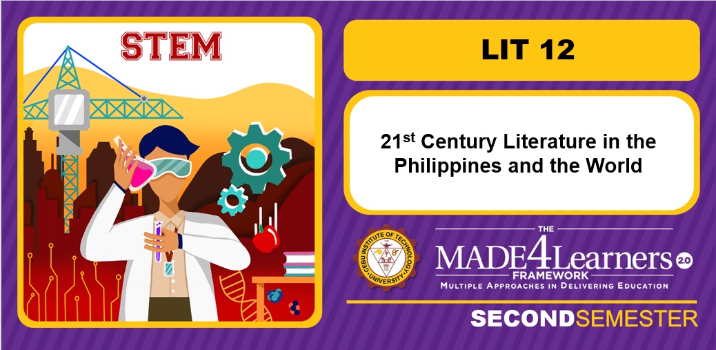 LIT12: 21st Century Literature from the Philippines and the World (Pino)