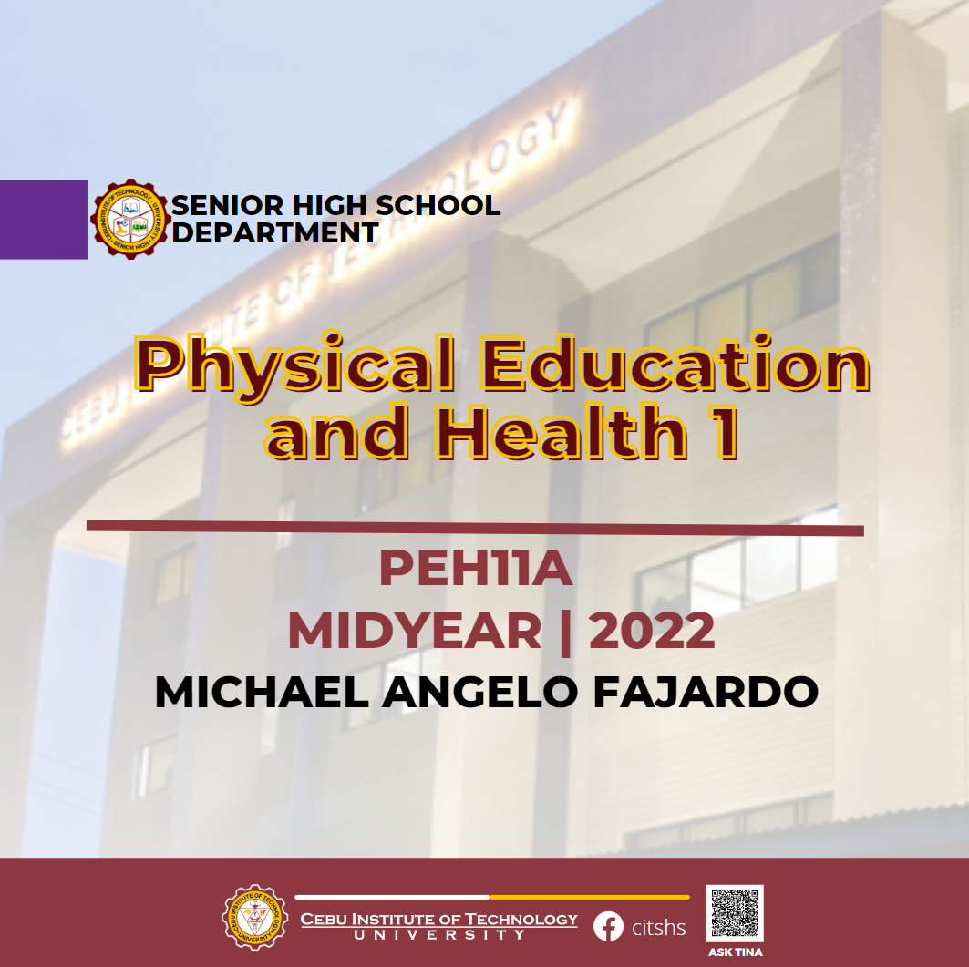 PEH11A: Physical Education and Health 1 (Fajardo)