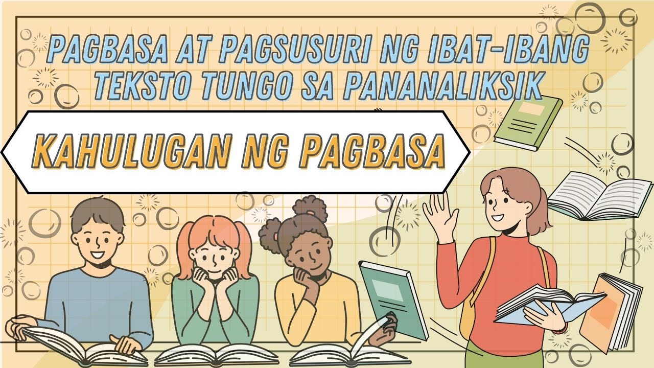 FIL11B: Pagbasa at Pagsusuri ng Iba't Ibang Teksto Tungo sa Pananaliksik (Lopez)