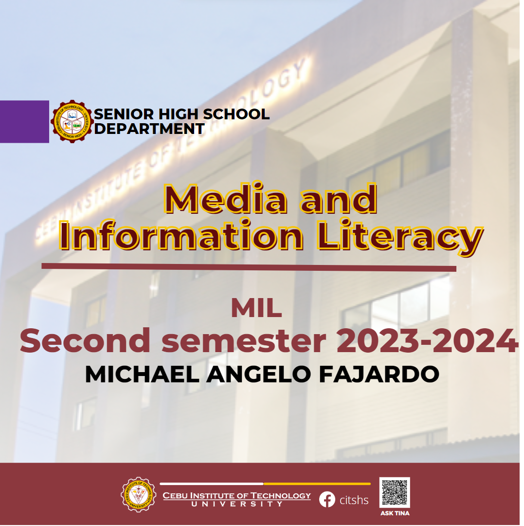 MIL: Media Information Literacy (Fajardo)