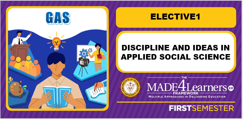 ELEC1: Discipline and Ideas in Applied Social Sciences