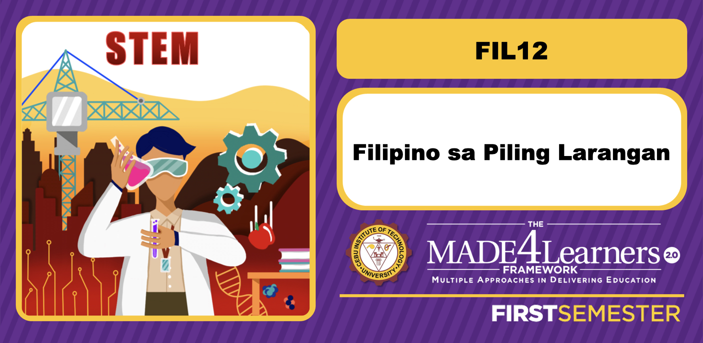 FIL12: Filipino sa Piling Larangan (AKADEMIK)